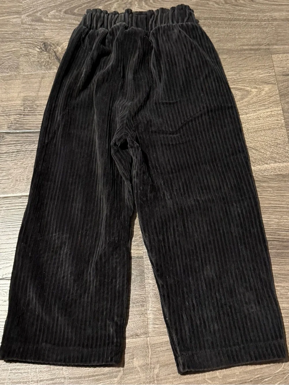 3t Zara Kids Black Pull-On Wide Leg Pants